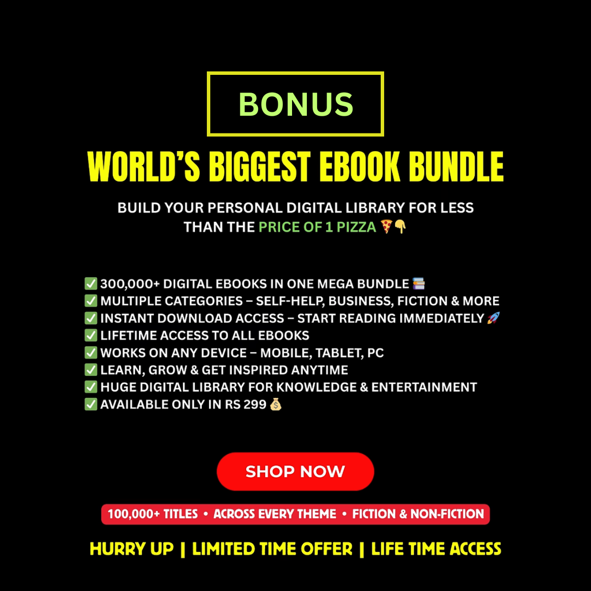 Top 150+ Self-Help & Productivity Books Bundle (PDF Collection)