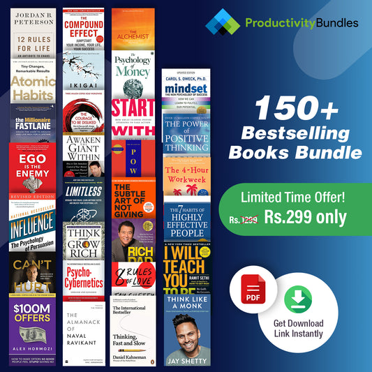 Top 150+ Self-Help & Productivity Books Bundle (PDF Collection)